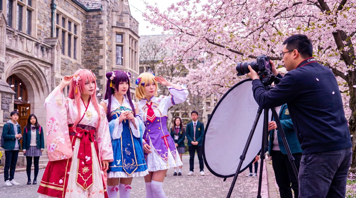 芒果视频传媒-Cosplay传媒教程二次元影像演示